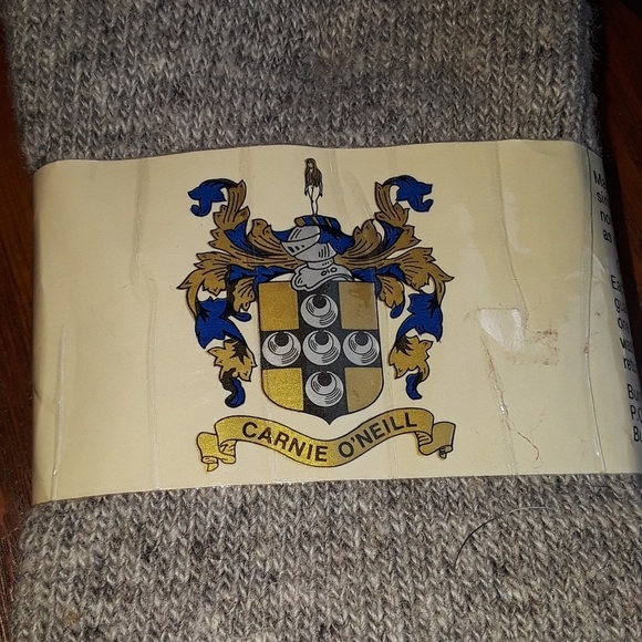 NWT Carnie O'Nell wool blend tall socks size 10-13 - Picture 2 of 8